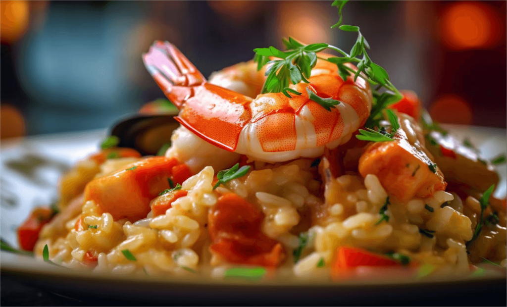 Arroz com Frutos do Mar